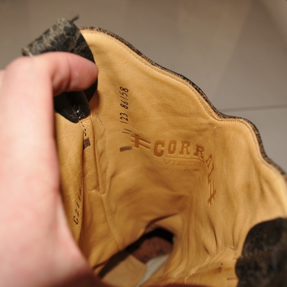 Corral Vintage 8M Boots Genuine Lizard - Picture 6 of 9
